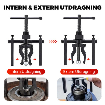 TriGrip™ – 3-Klospullare för Lager och Bussningar