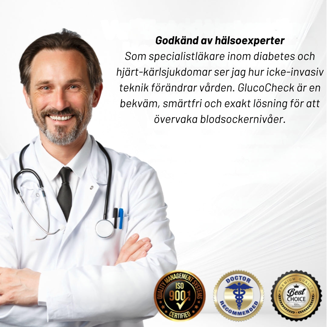 GlucoCheck – Omedelbar insikt i din hälsa, när som helst och var som helst