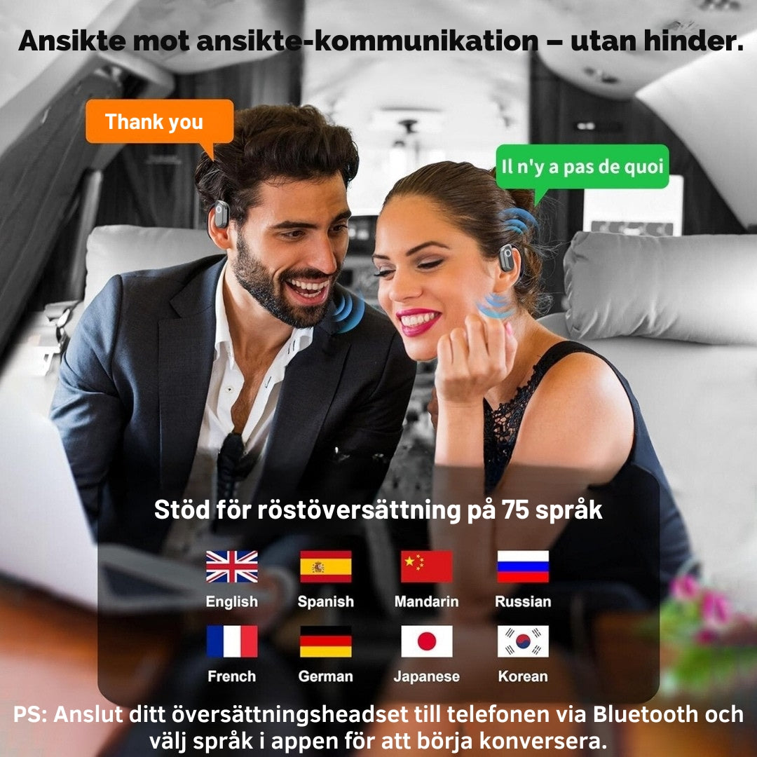 LingoBuds™ – Öronsnäckor med direktöversättning utan skärm eller krångel