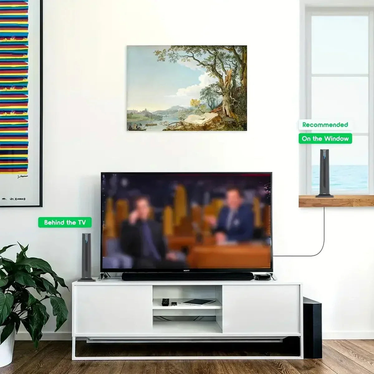 SkyBeam™ – Trådlös HD- &amp; 4K-antenn för kristallklar TV
